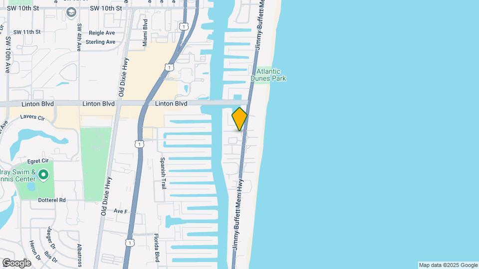 1910 S Ocean Blvd Map and Location Details