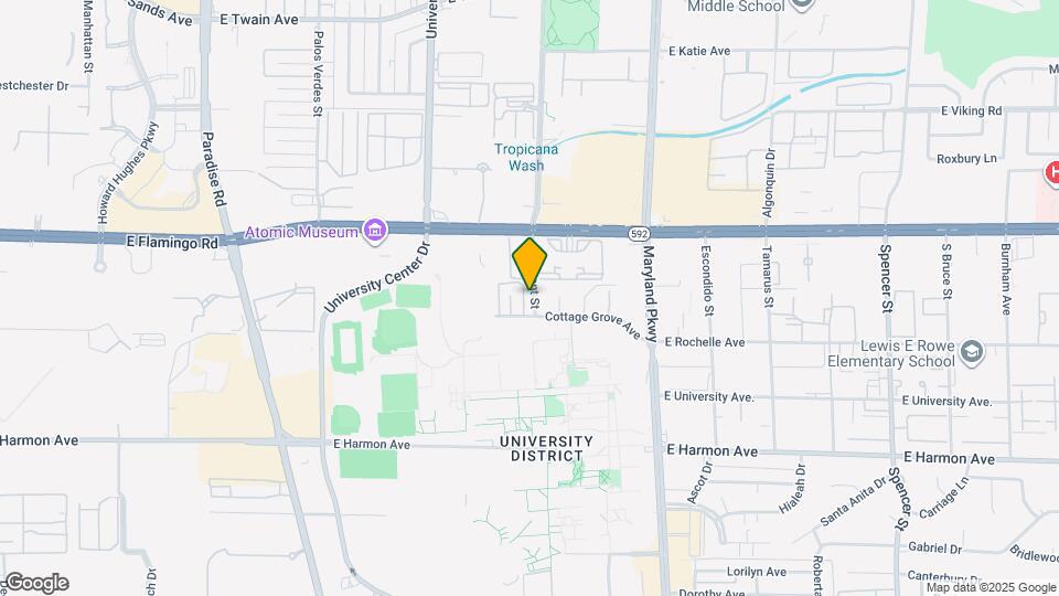 Legacy LV Student Housing Mapa y Detalles de la Ubicación