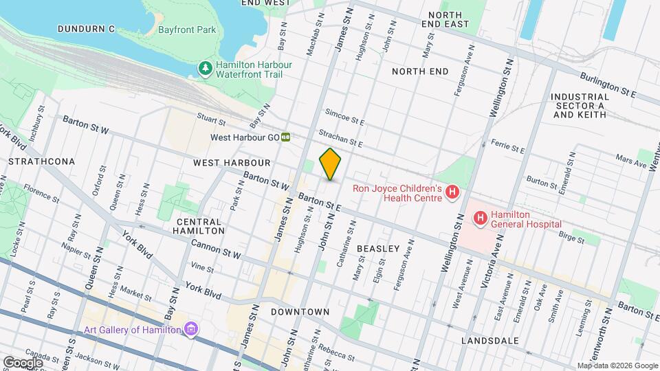 46 Murray St E Map and Location Details