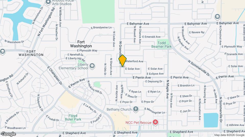 9563 N Boyd Ave Map and Location Details