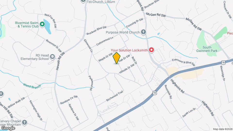 1961 Pine Dr SW Map and Location Details