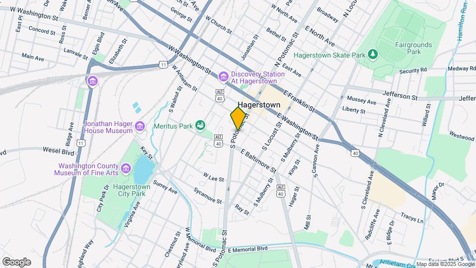 136 S Potomac St Map and Location Details