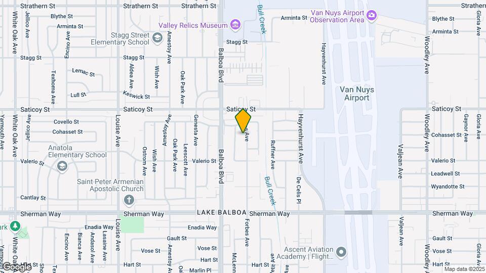 7465 N Forbes Ave Map and Location Details
