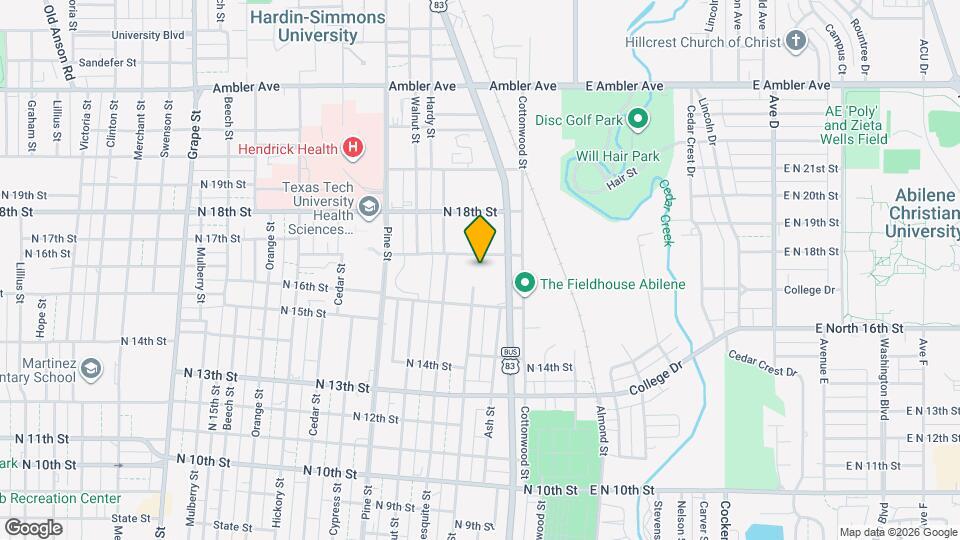 1690 N Treadaway Blvd Map and Location Details