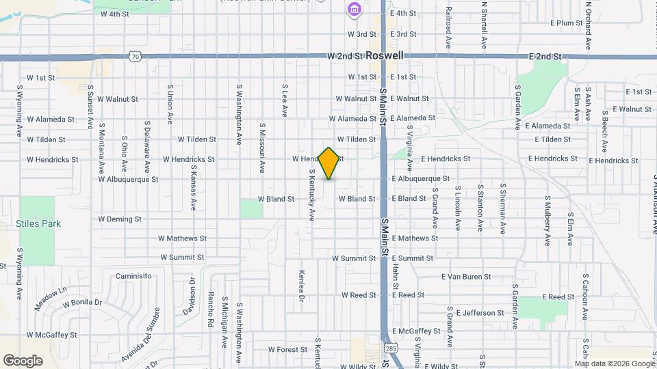 600 S Pennsylvania Ave Map and Location Details