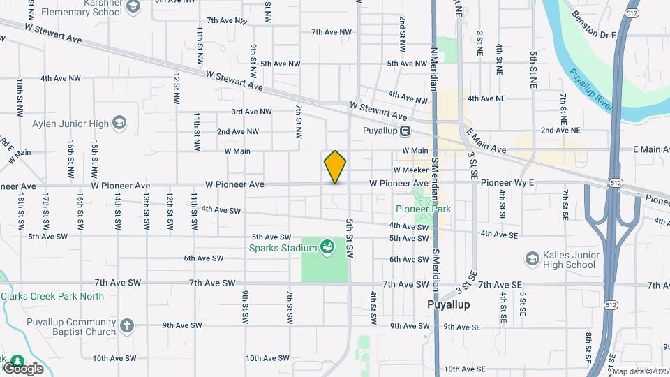 518 W Pioneer Ave Map and Location Details