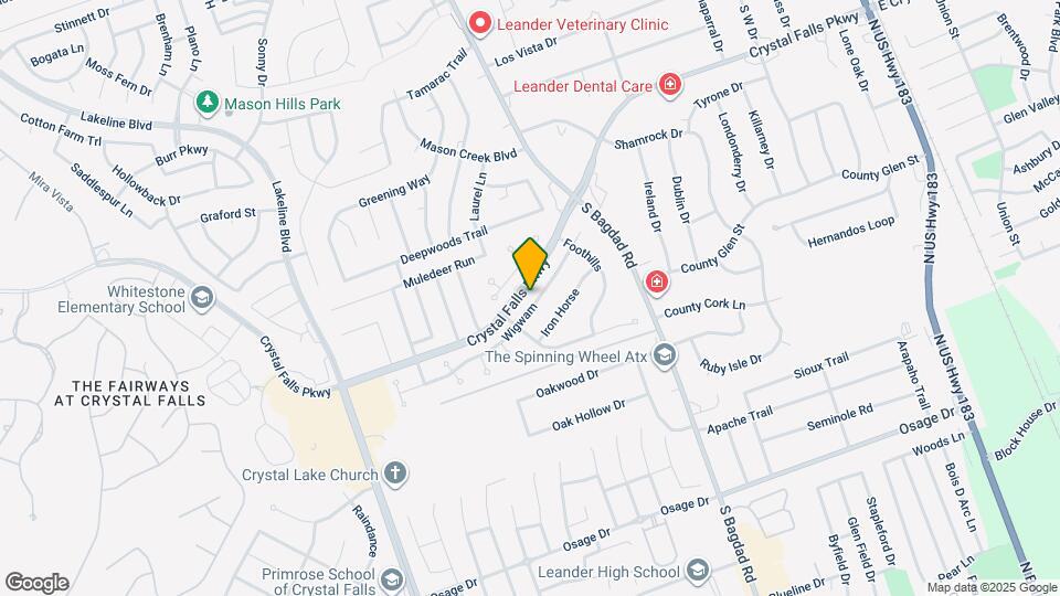 1121 Wigwam Map and Location Details