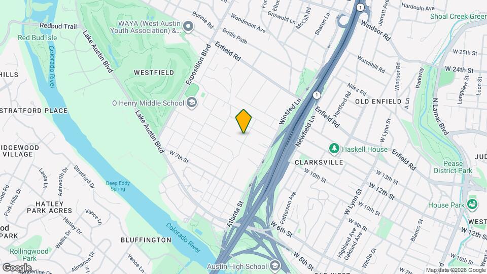 1004 Meriden Ln Map and Location Details