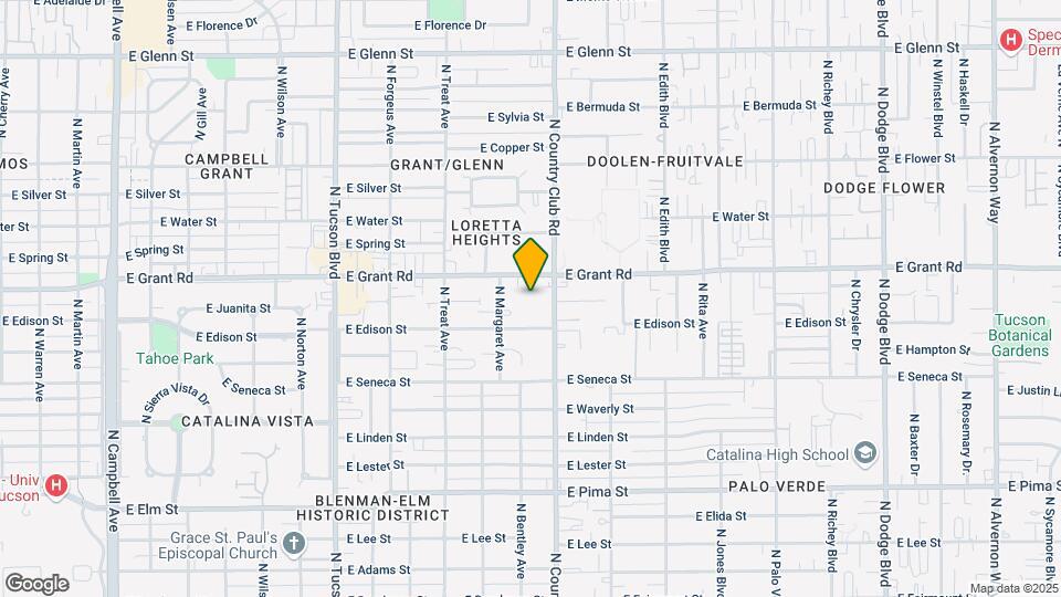 3002 E Grant Rd Map and Location Details
