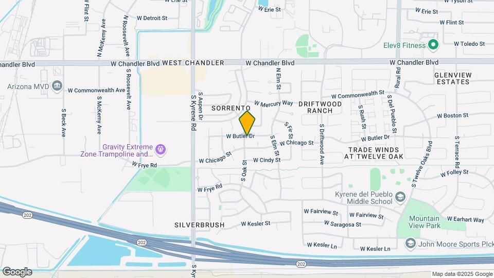 5633 W Butler Dr Map and Location Details