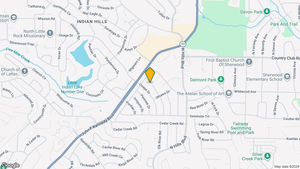 6505 Chippewa Dr Map and Location Details