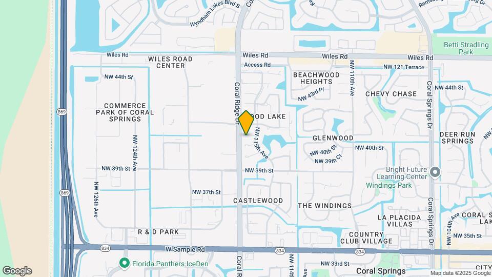 11540 NW 40th Ct Map and Location Details