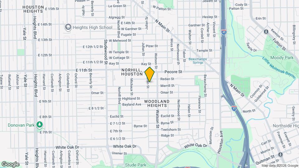 825 Merrill St Map and Location Details