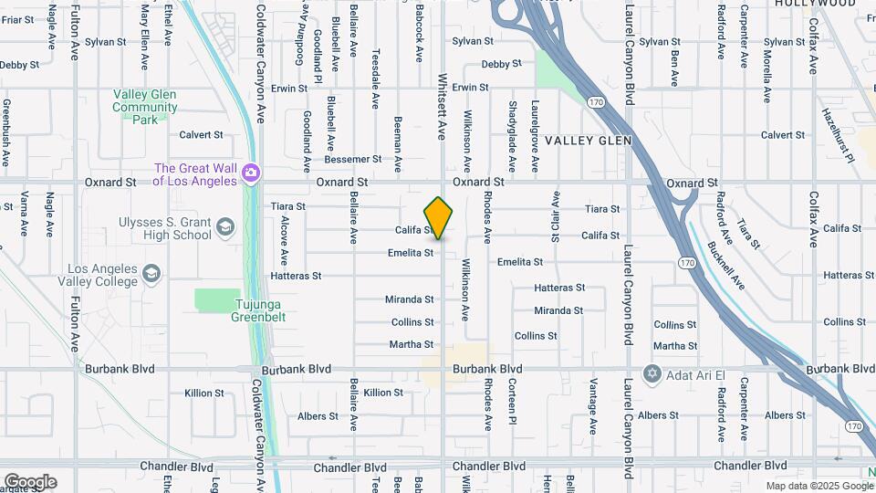 12503 Emelita St Map and Location Details