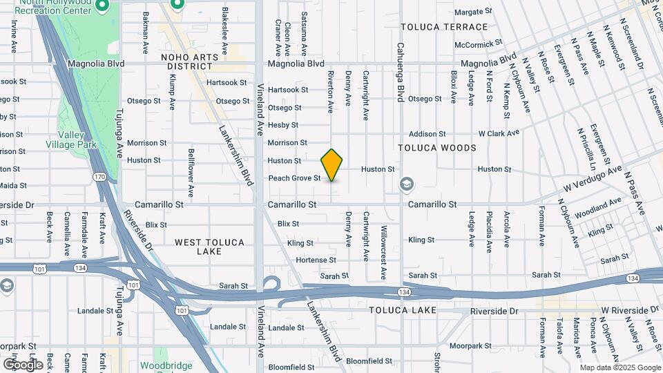 4833 Riverton Ave Map and Location Details
