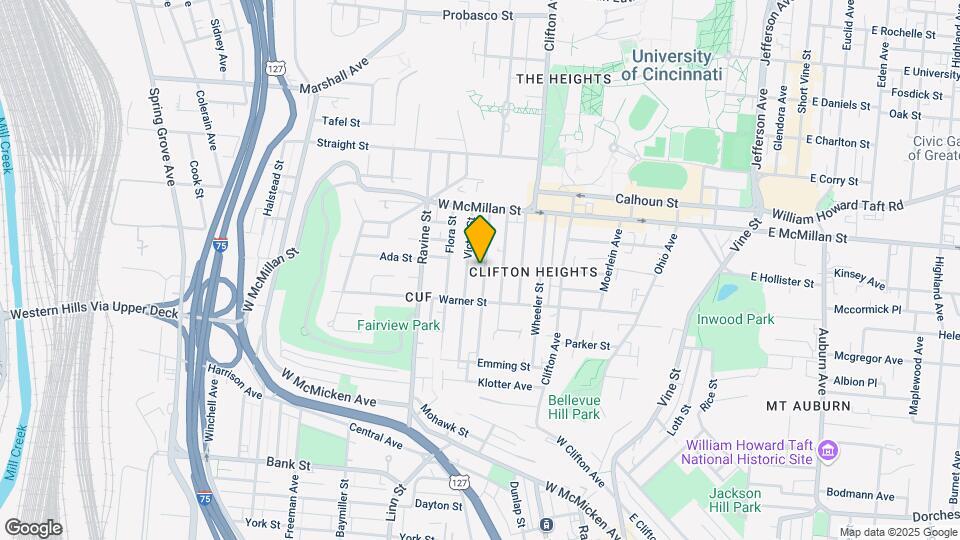2325 Stratford Ave Mapa y Detalles de la Ubicación