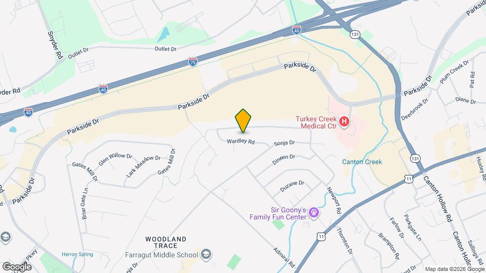 324 Wardley Rd Map and Location Details