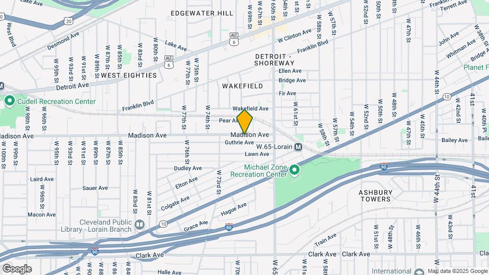 6901 Madison Ave Mapa y Detalles de la Ubicación