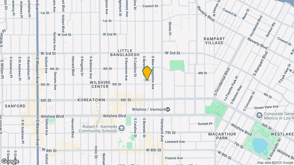 464 S. Berendo St. Map and Location Details