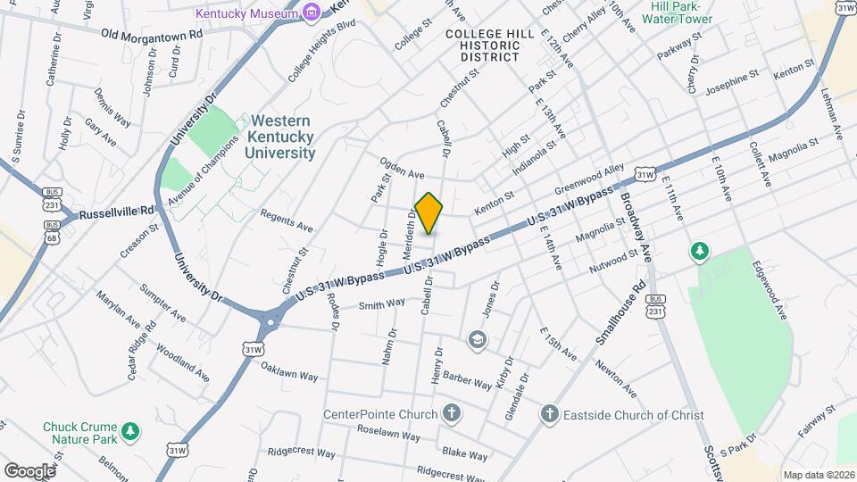 909 Cabell Dr Map and Location Details