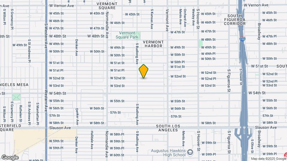 1138 W 52nd St Mapa y Detalles de la Ubicación