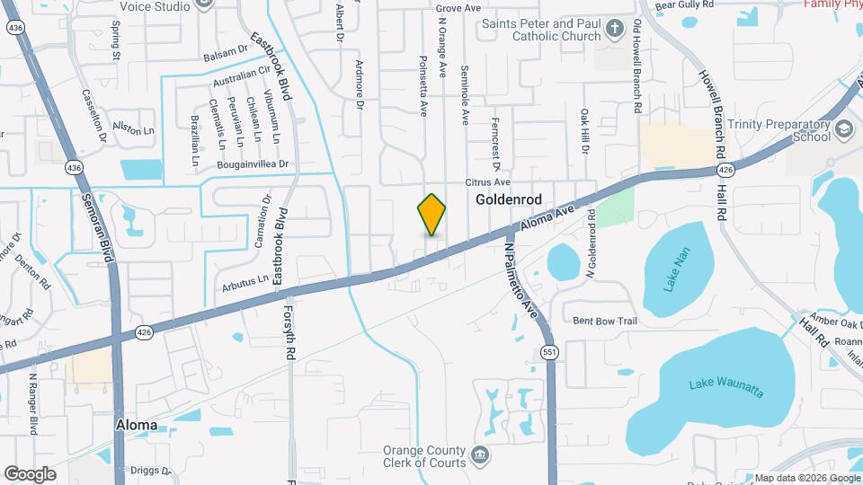 4959 Tangerine Ave Map and Location Details