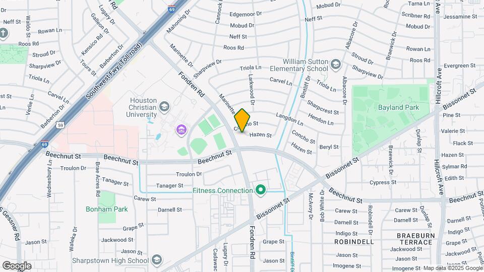 7914 Marinette Dr Map and Location Details