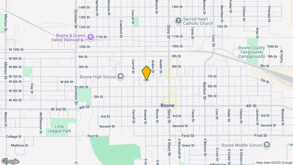 610 Greene St Map and Location Details