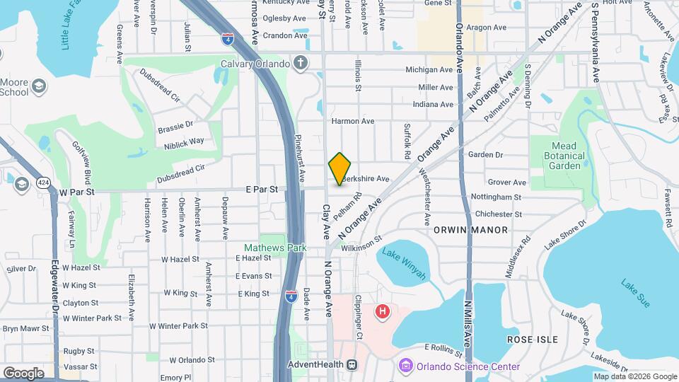 419 Westminster St Map and Location Details