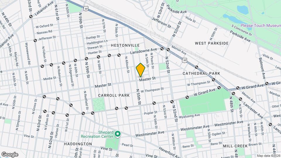 5437 Master St Mapa y Detalles de la Ubicación