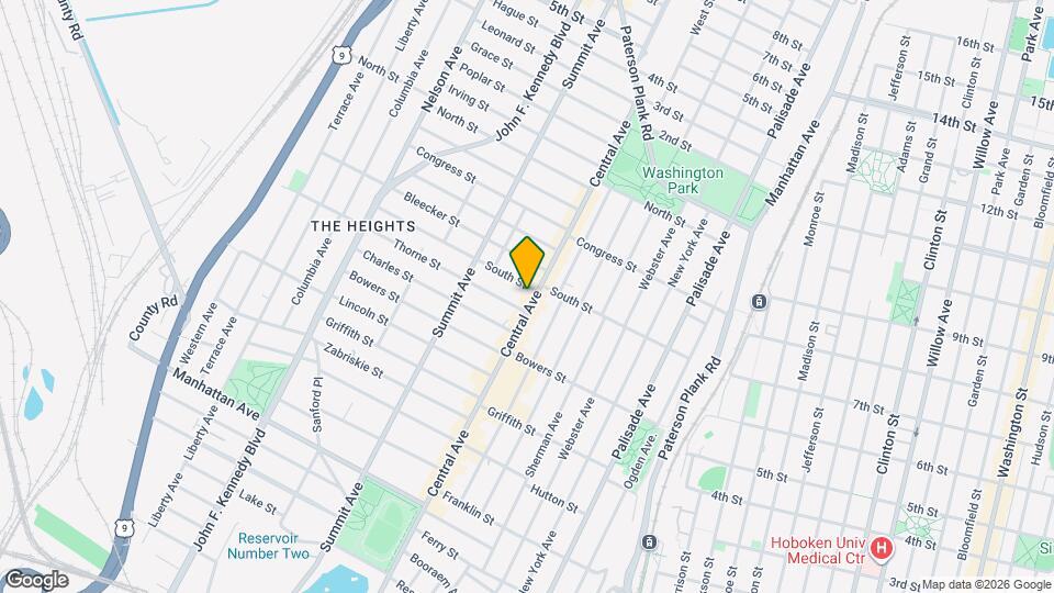 415-417-417 Central Ave Map and Location Details