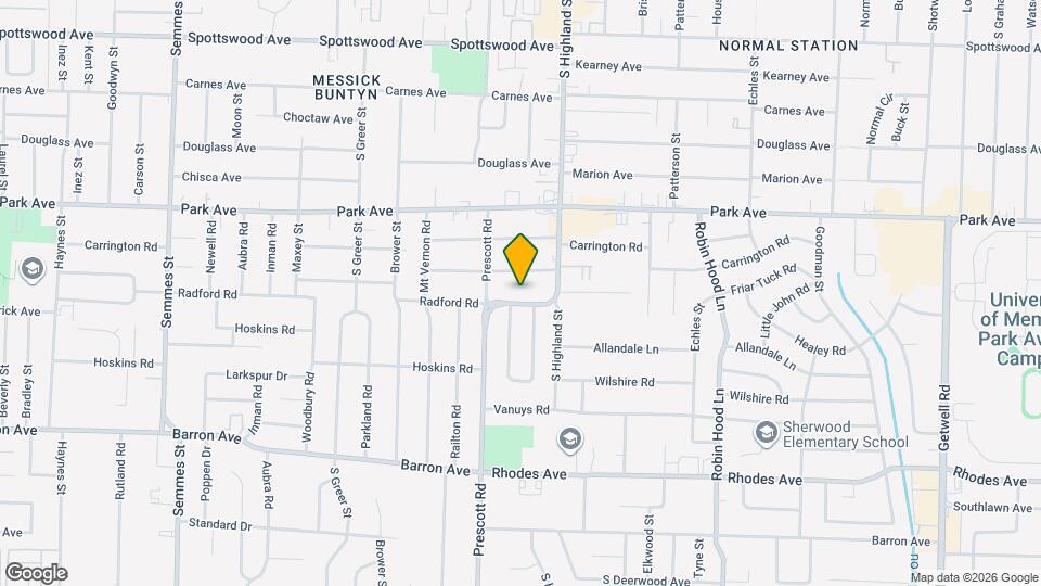 3458 Radford Rd Map and Location Details