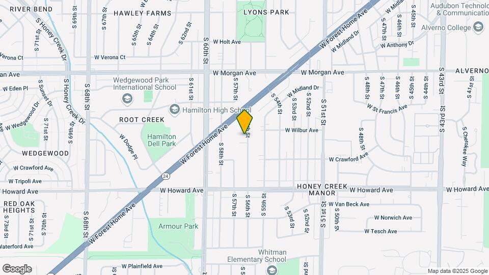 3717 S 56th St Map and Location Details