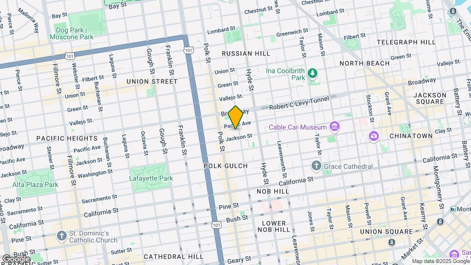 1825 Larkin St Map and Location Details
