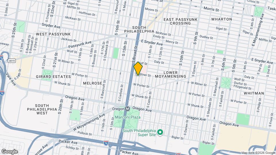 2416 S Juniper St Map and Location Details