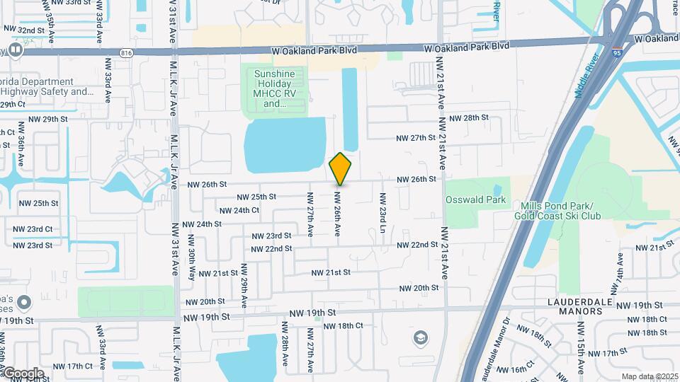 2530 NW 26th Ave Map and Location Details