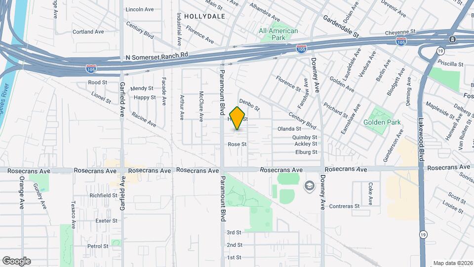 14035 1/2 Orizaba Avenue Map and Location Details