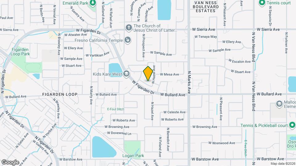 3256 W Calimyrna Ave Map and Location Details