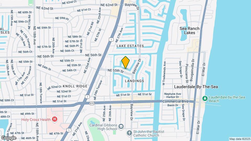 2841 NE 55th St Map and Location Details