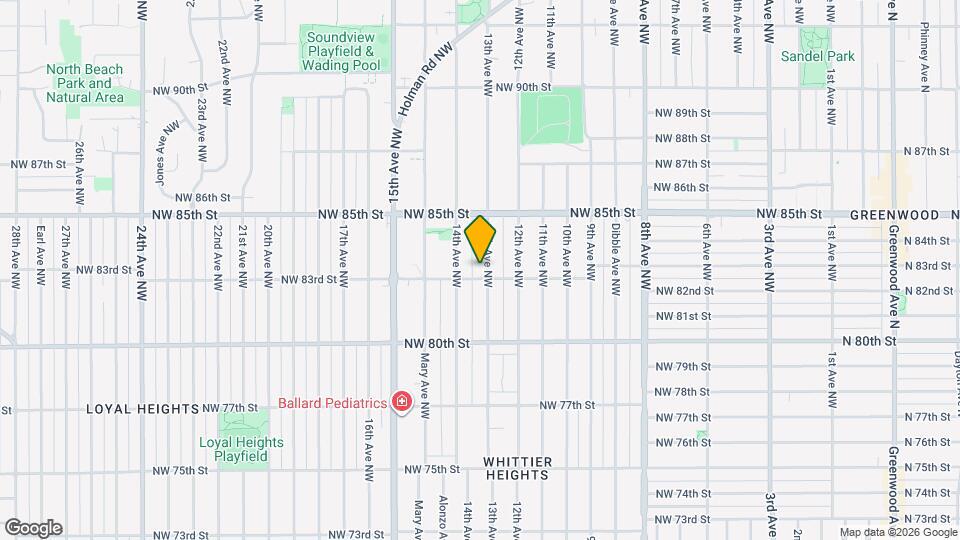 8307 13th Ave NW Map and Location Details