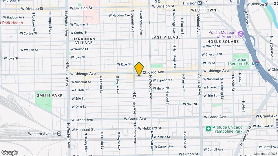 1944 W Superior St Mapa y Detalles de la Ubicación