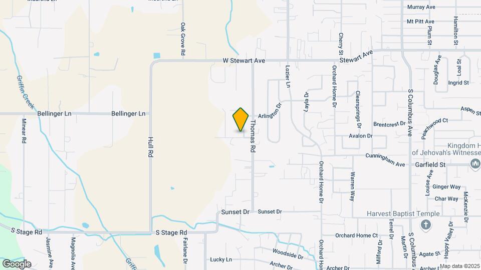 2540 Willow Way Map and Location Details