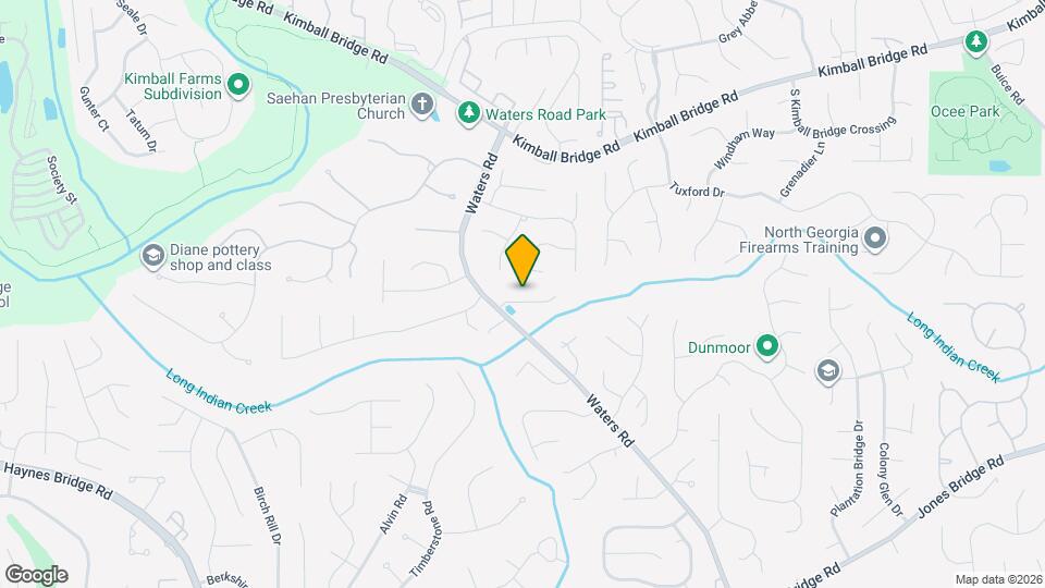 3542 Waters Run Dr Map and Location Details