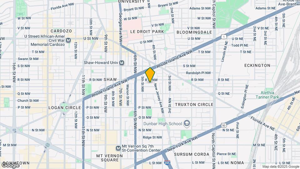 415 Warner St NW Map and Location Details