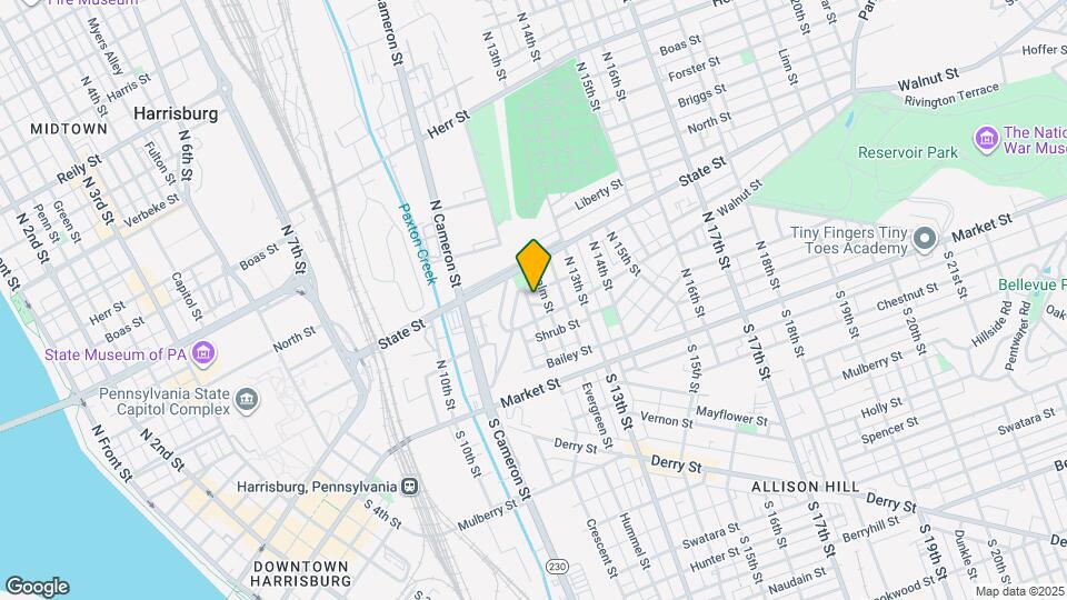 127 N Summit St, Unit Summit Street Map and Location Details