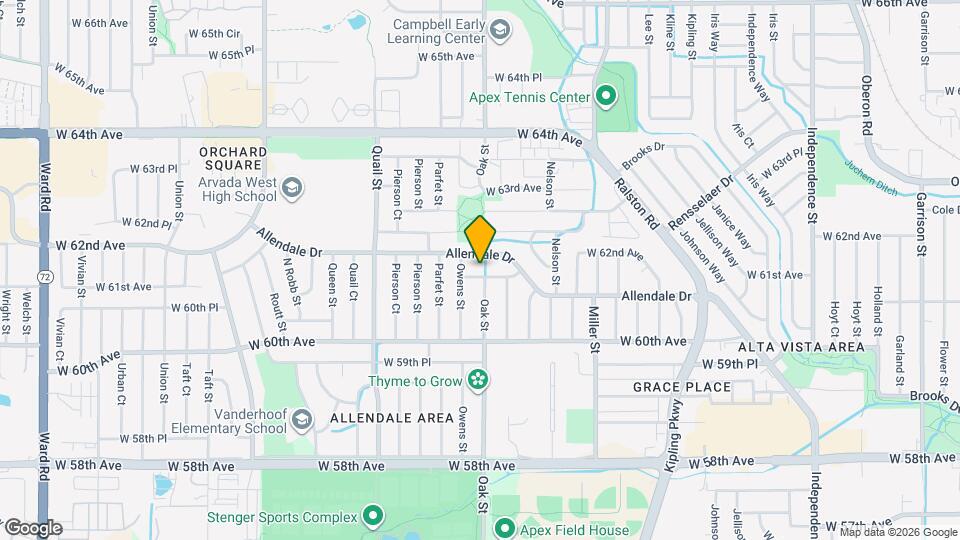 10813 W 61st Ave Map and Location Details