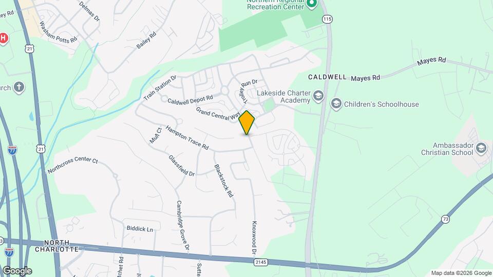 17405 Caldwell Track Dr Map and Location Details