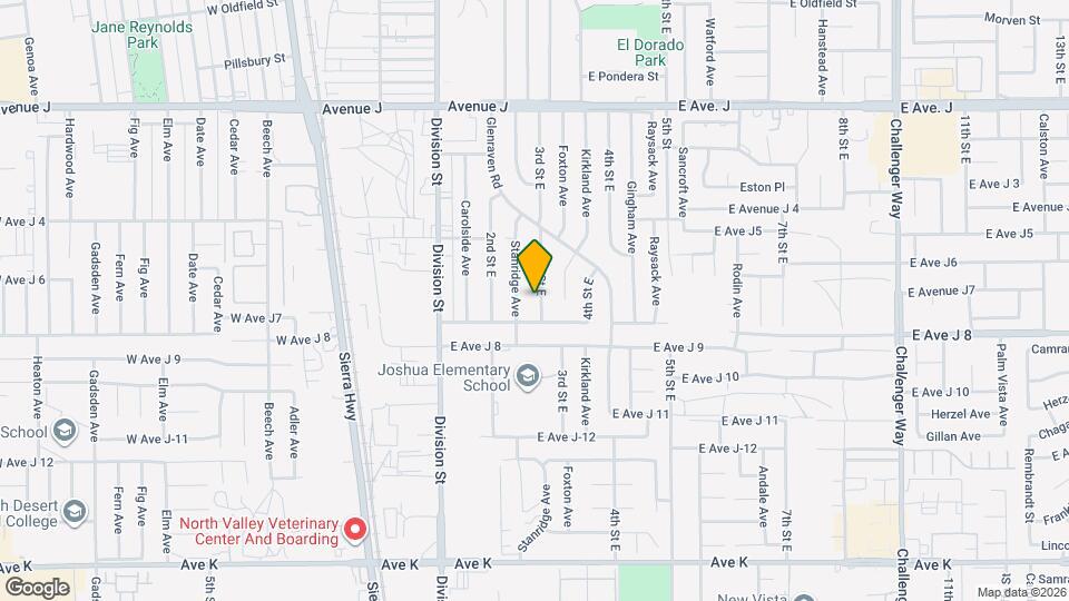 44021 E 3rd St Map and Location Details