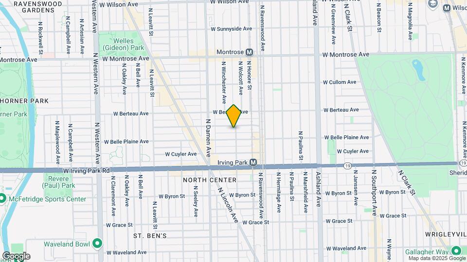 4120 N Wolcott Ave, Unit F1 Map and Location Details