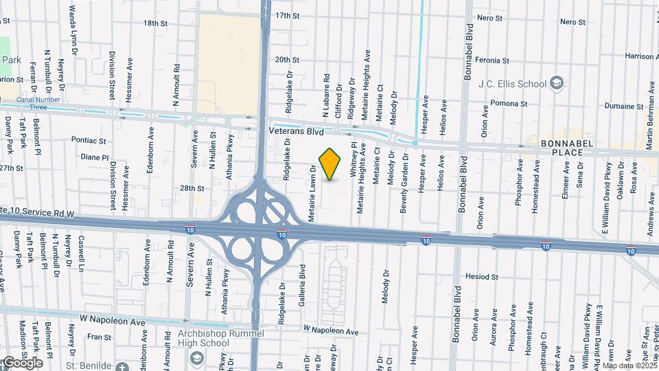 2720 Whitney Pl Map and Location Details